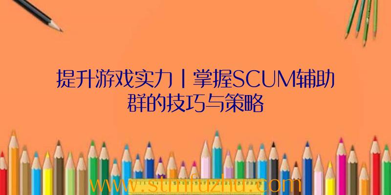 提升游戏实力|掌握SCUM辅助群的技巧与策略